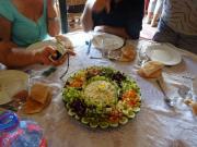 L'entrée : salade Marocaine !!